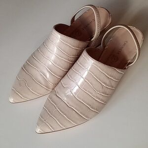 Sling Back Neutral Tone Shoes